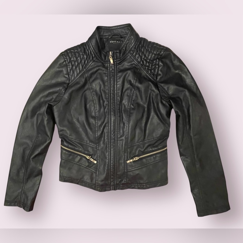 Therapy Faux Leather Jacket